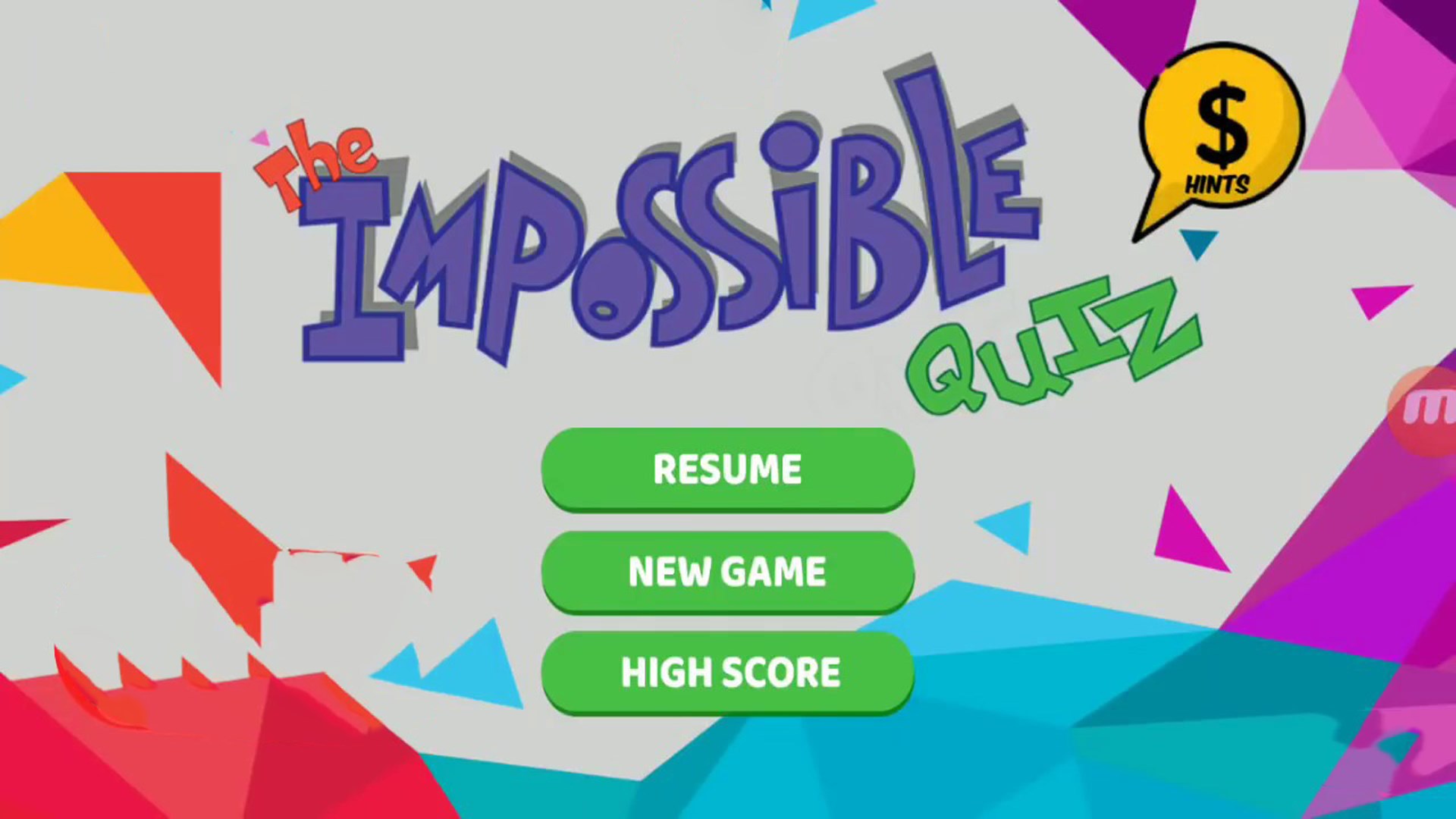 The Impossible Quiz Unblocked No Flash Player